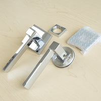 Louisiana Passage Lever Set on Square Roses for Sargent, Right H, 8025LOUSRMR26SQ