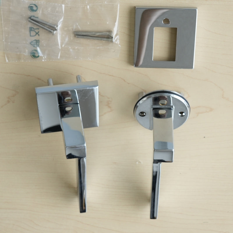Louisiana Privacy Lever Set, Right H, Polished Chrome, 2001LOUSRRH26