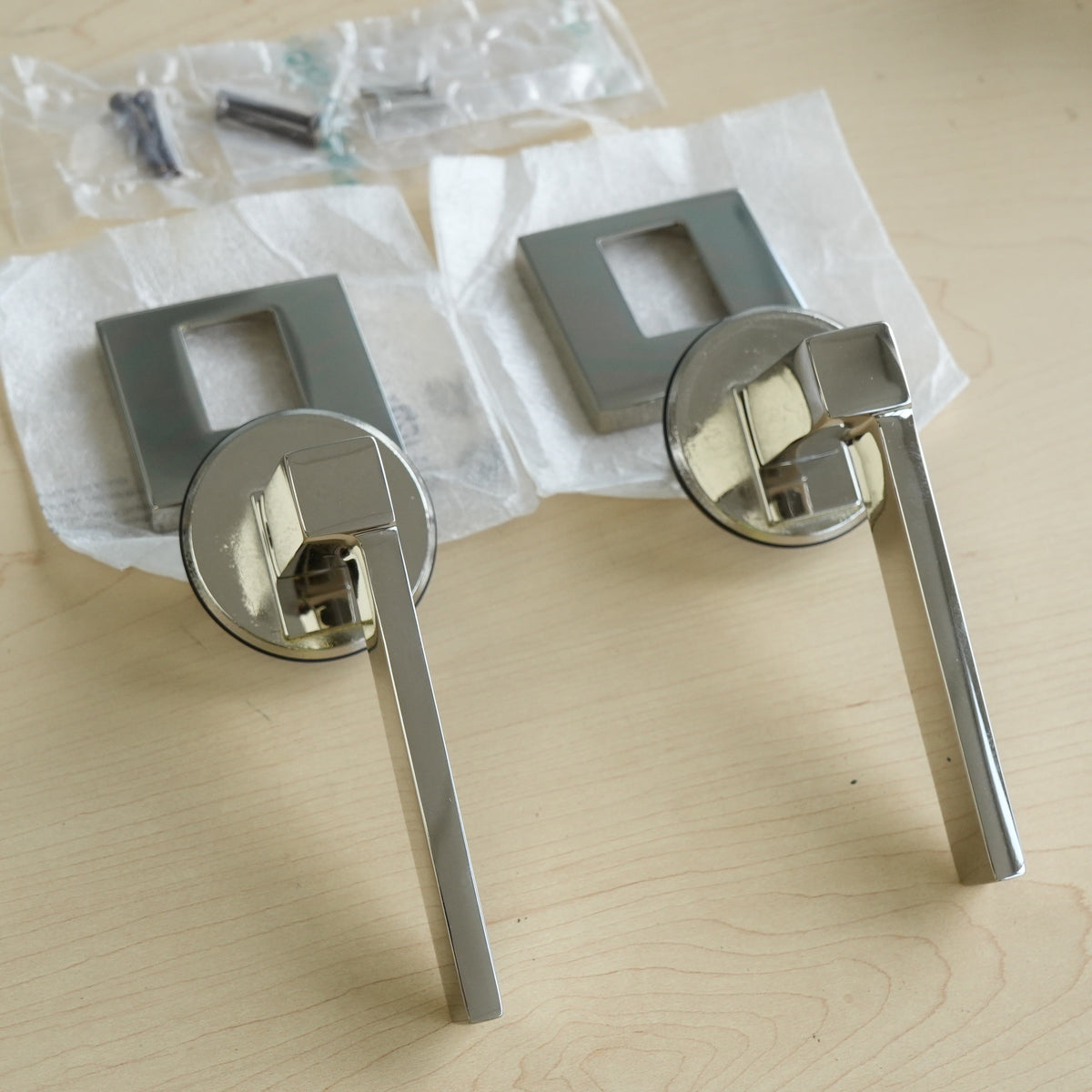 Louisiana Dummy Lever Set, Right H, Polished Chrome, 1041-2LOUSRRH14