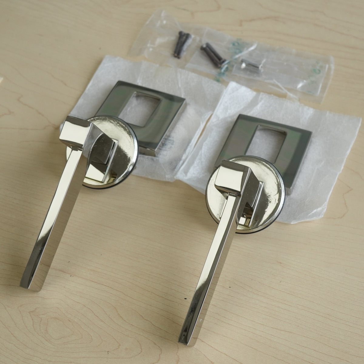 Louisiana Dummy Lever Set, Right H, Polished Chrome, 1041-2LOUSRRH14