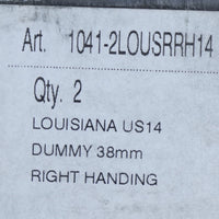 Louisiana Dummy Lever Set, Right H, Polished Chrome, 1041-2LOUSRRH14