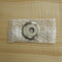 Door Lever Rosette - Satin Nickel, 8000ERM15