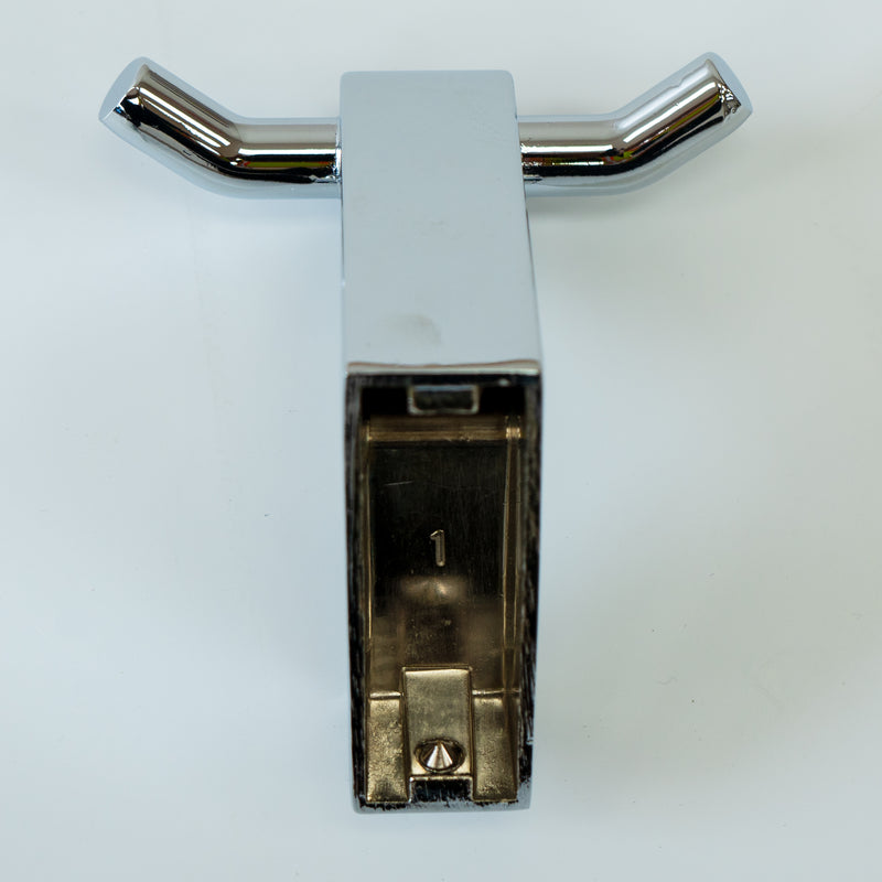 Double Robe Hook 3"W - Polished Chrome