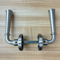 Dummy Door Levers with Thumb Turn in Satin Nickel, 2001NEBETRUS15