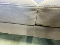 Dusty Rose Pink Fabric Sofa