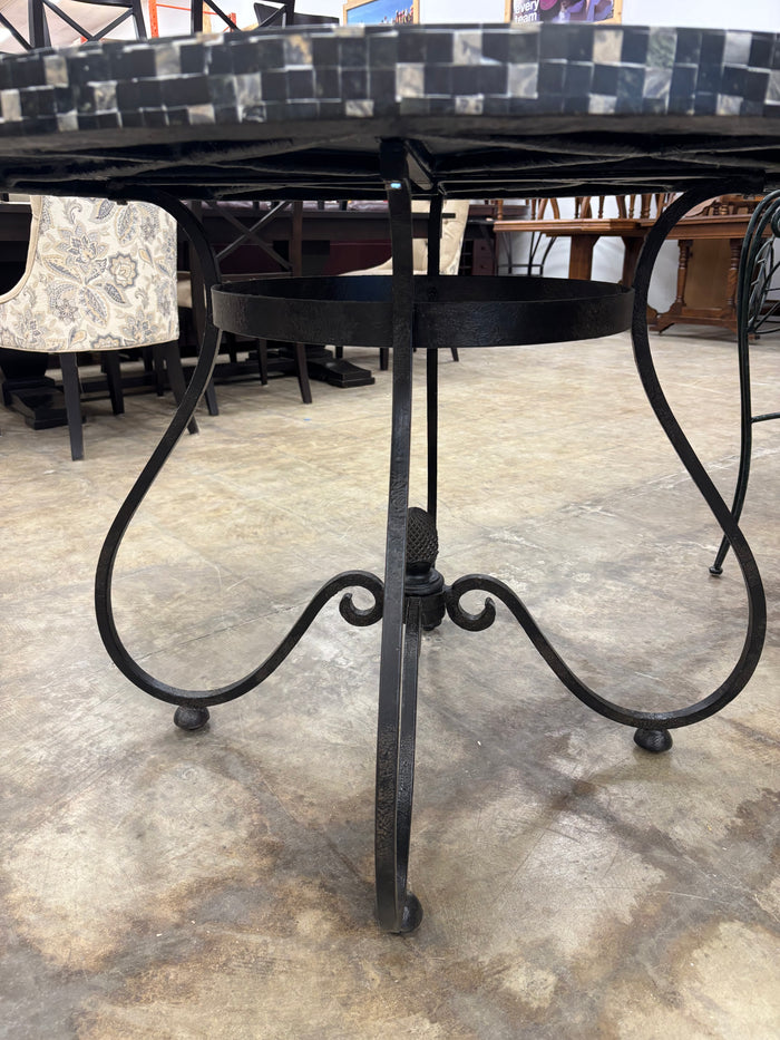Round Mosaic Dining Table