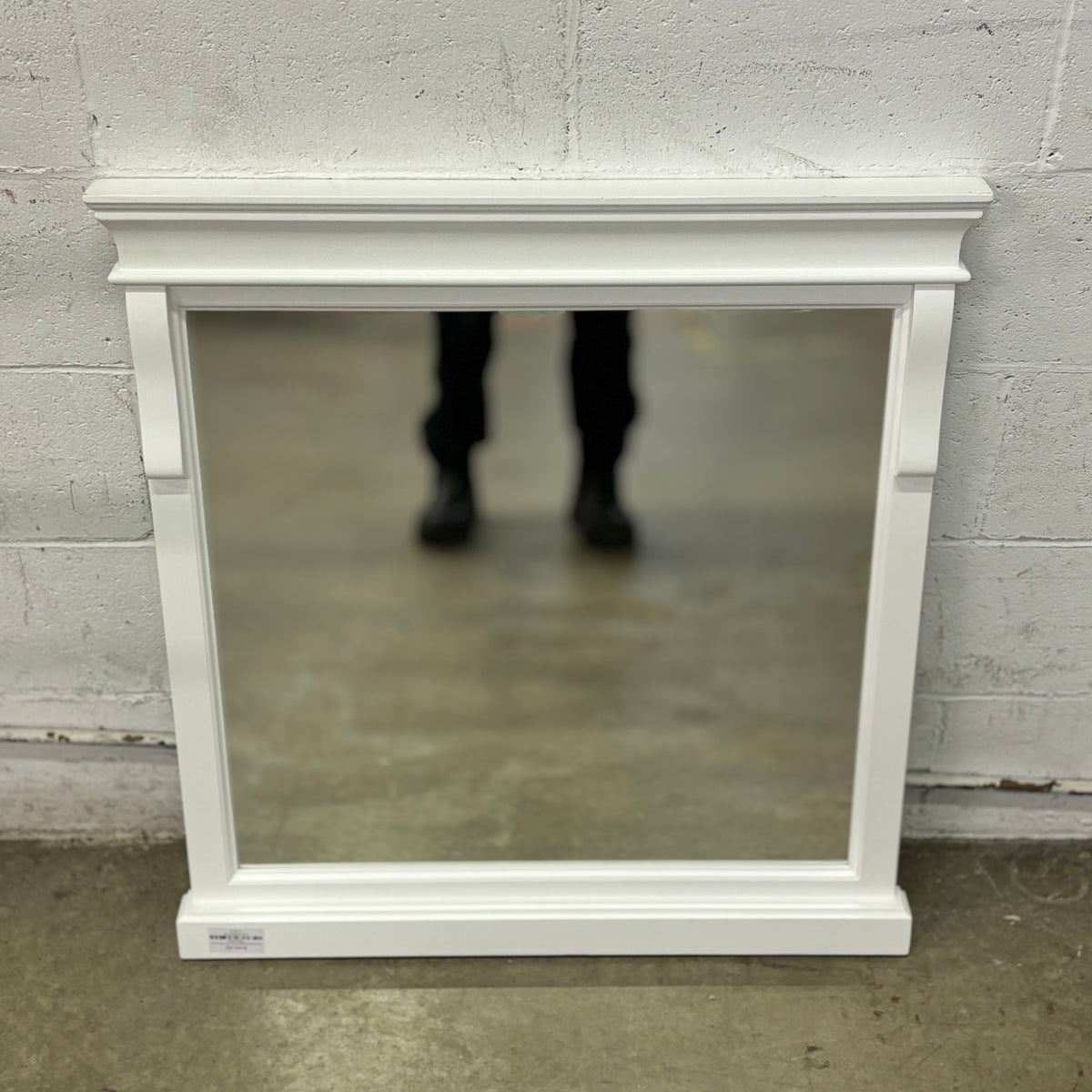 Foremost Naples 30 x 32-in. Framed Mirror in White