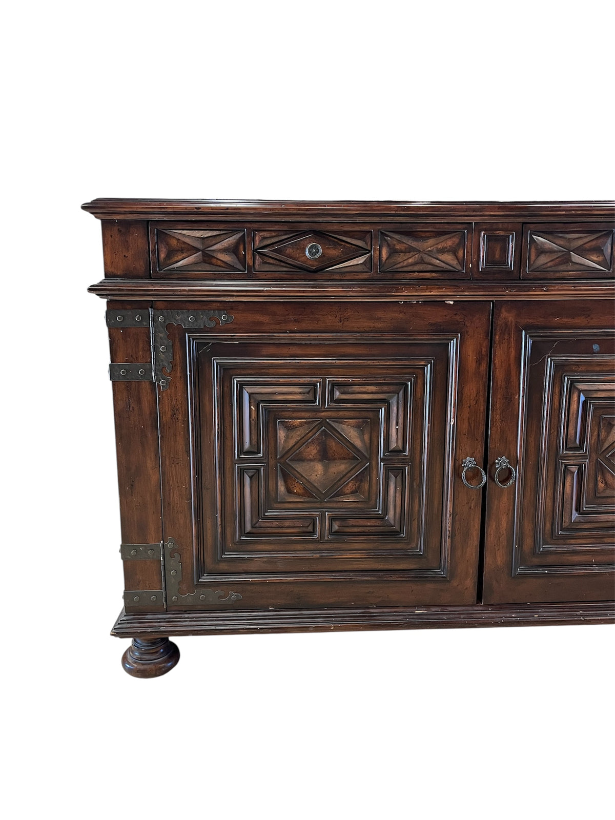 Solid Wood Buffet by Hooker Furniture - Seven Seas Collection