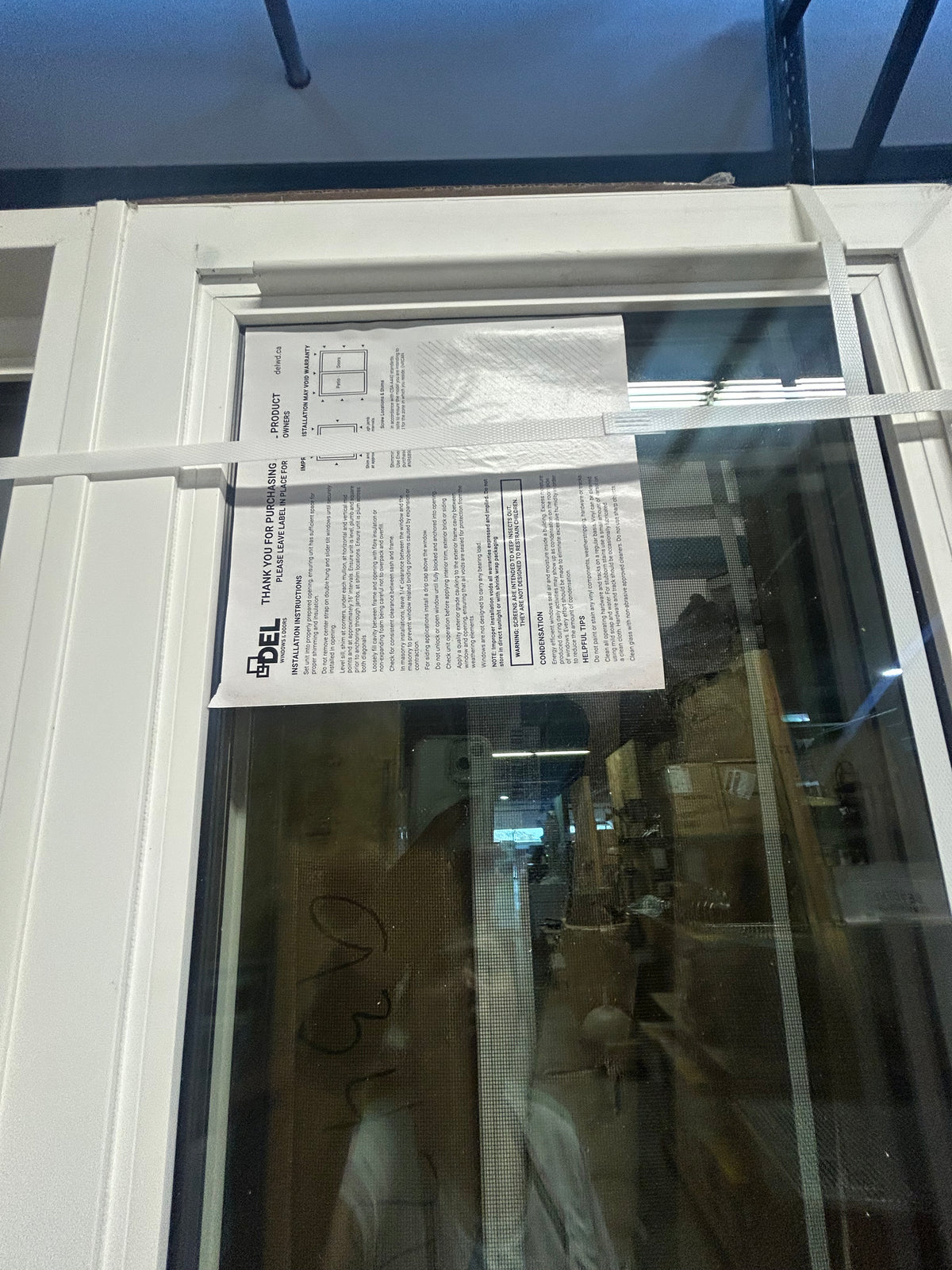 MD3 80 x 41 Custom Vinyl Window