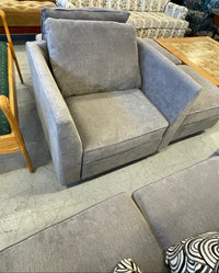 Modular 7-piece Sofa Set with Underseat Storage - Medium Gray