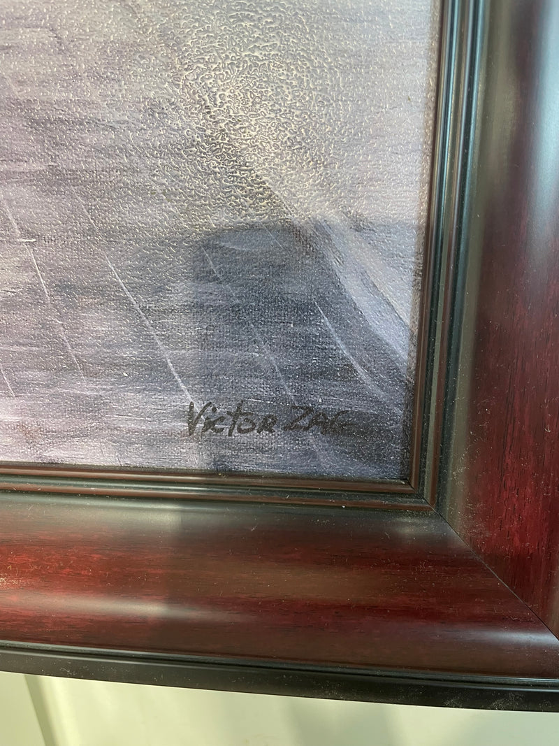 "A La Pastille" by Victor Zag Framed Print