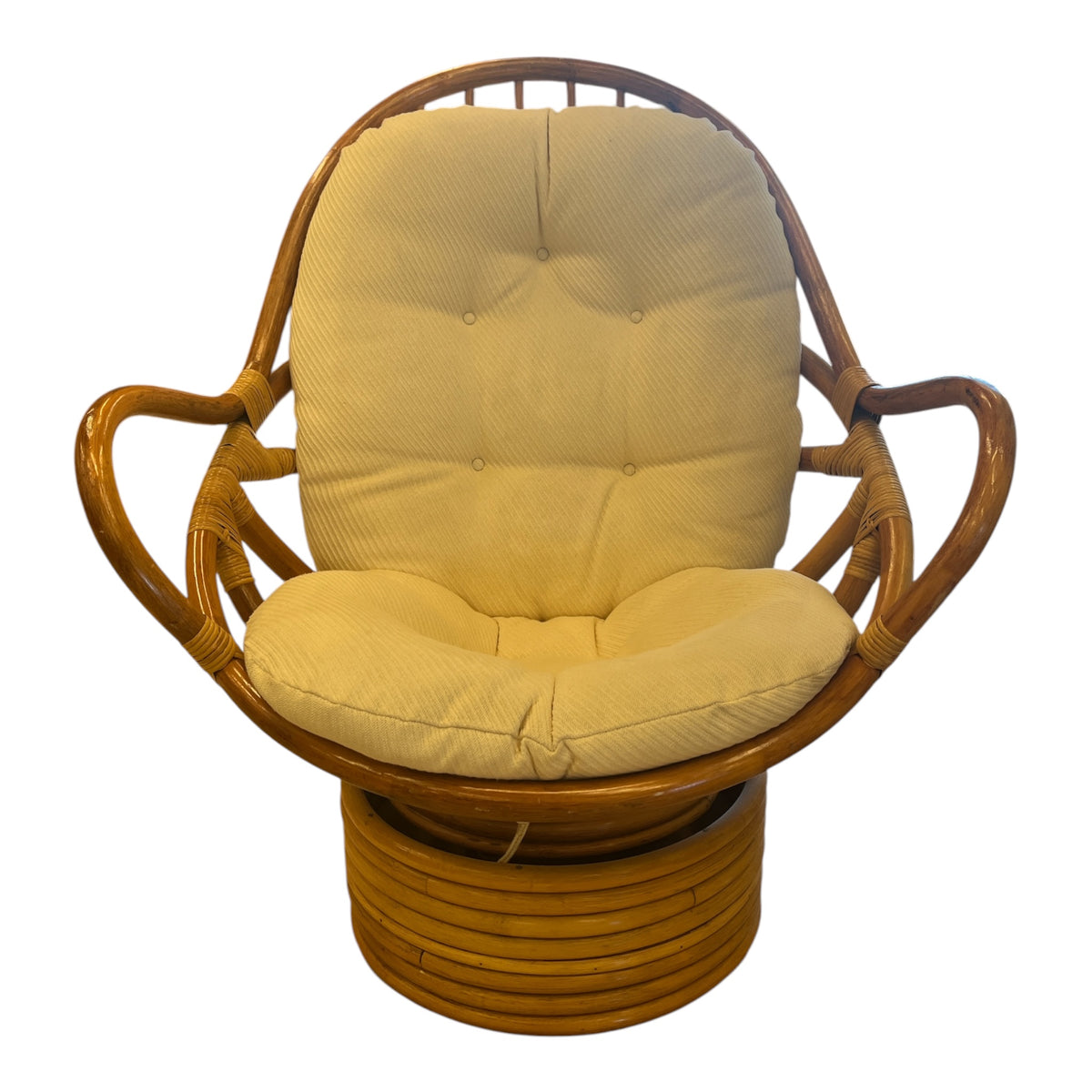Gloria Rattan Swivel Easy Chair