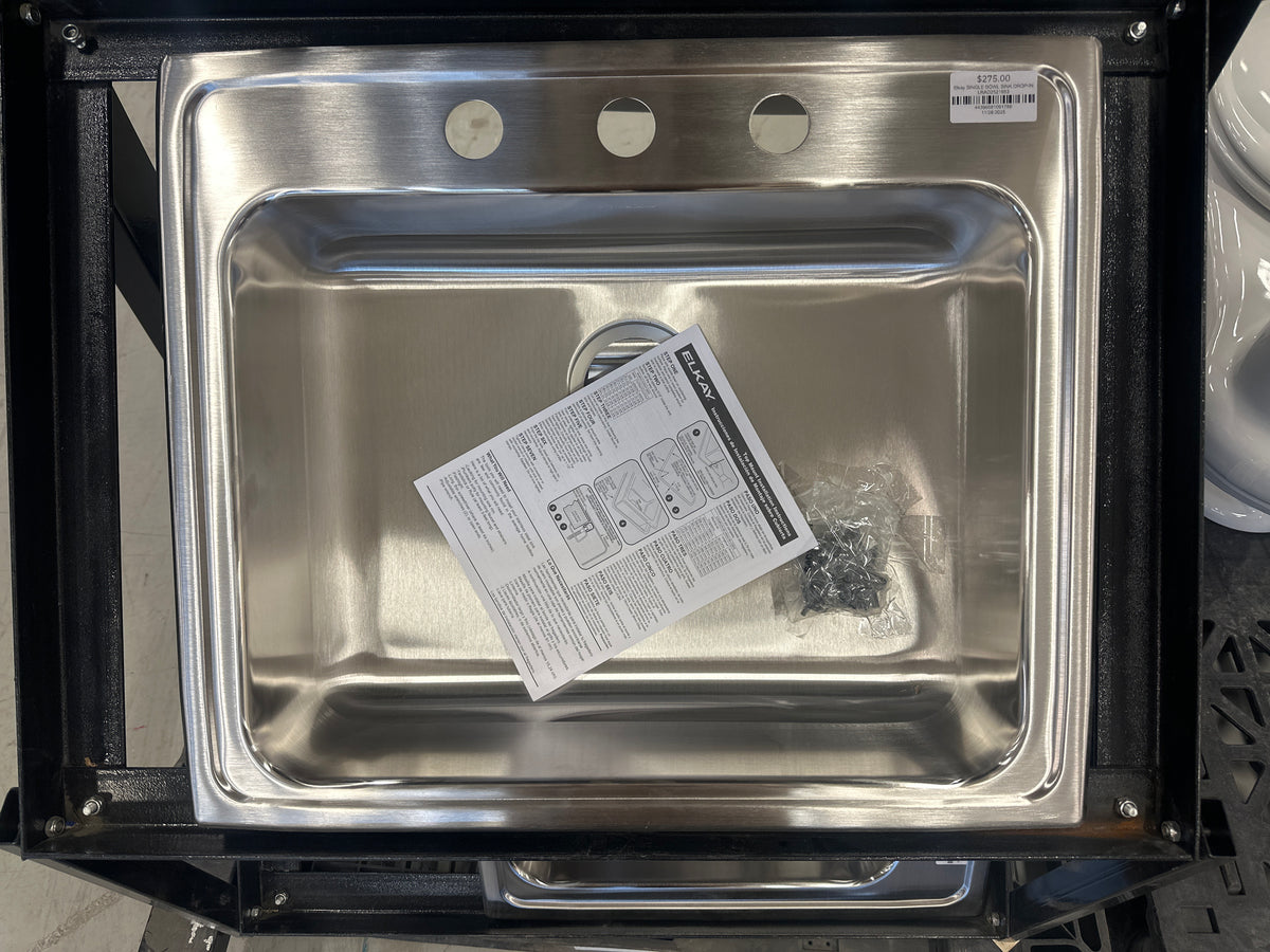 Elkay SINGLE BOWL SINK DROP-IN LRAD2521653