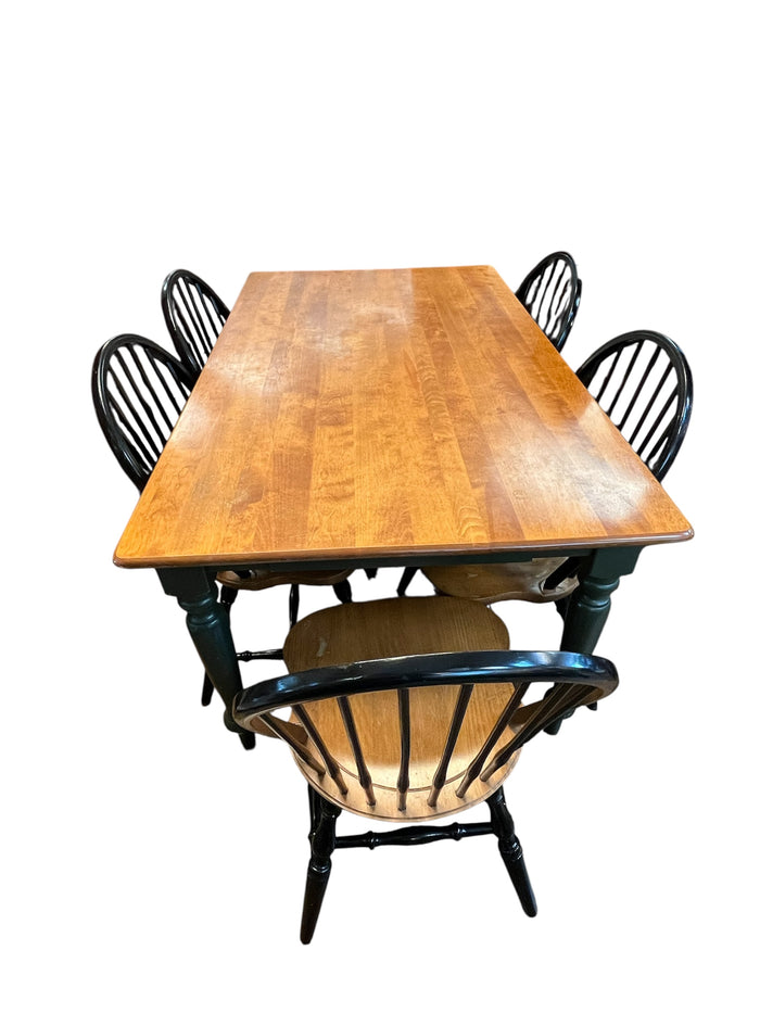Rustic Style Dining Table Set