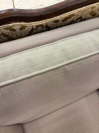 Tan Upholstered Club Chair