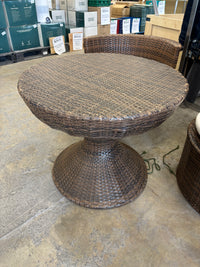 3 Piece Rattan Patio Bistro Set