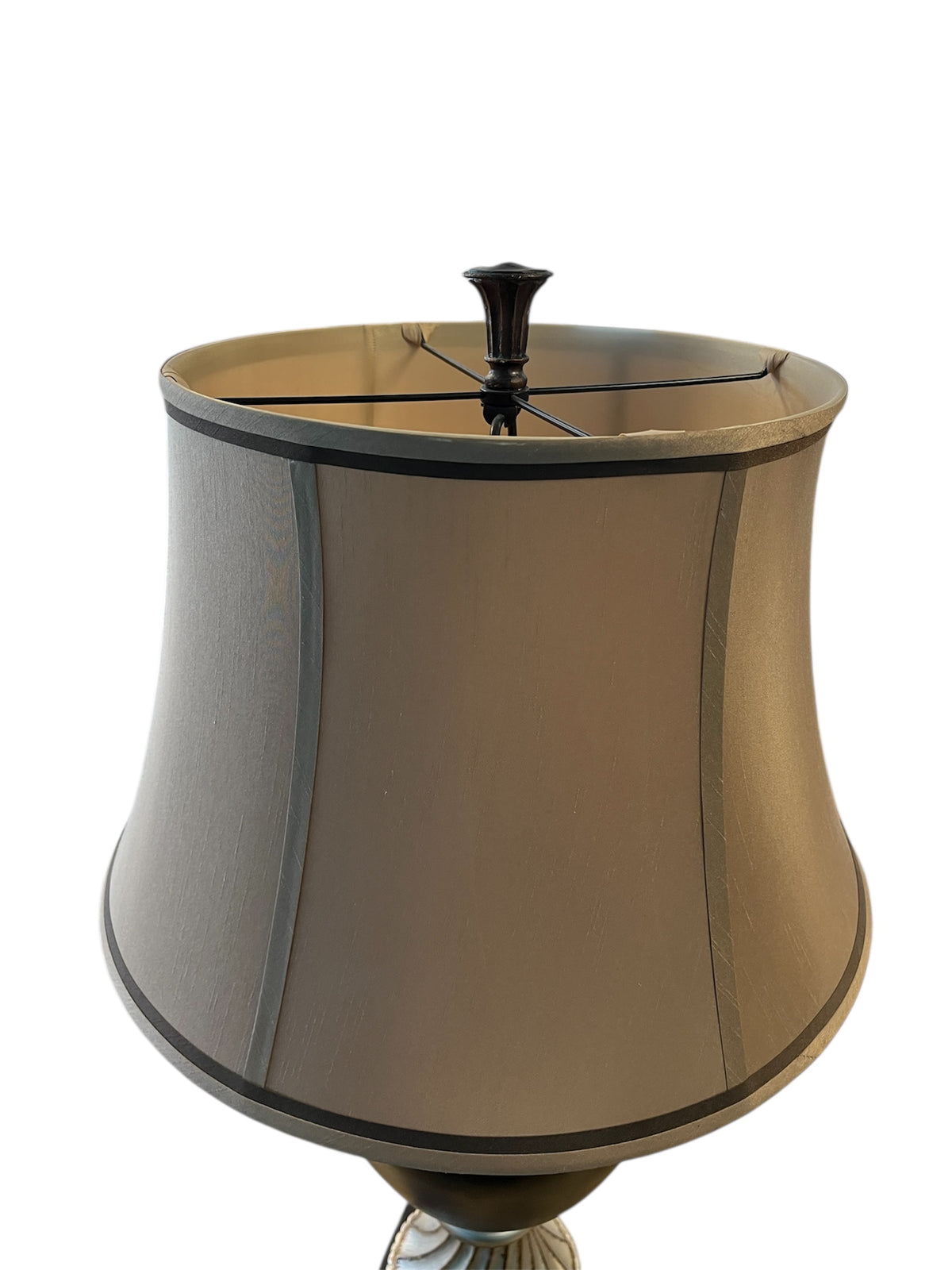 Dual Tone Table Lamp with Tapered Shade