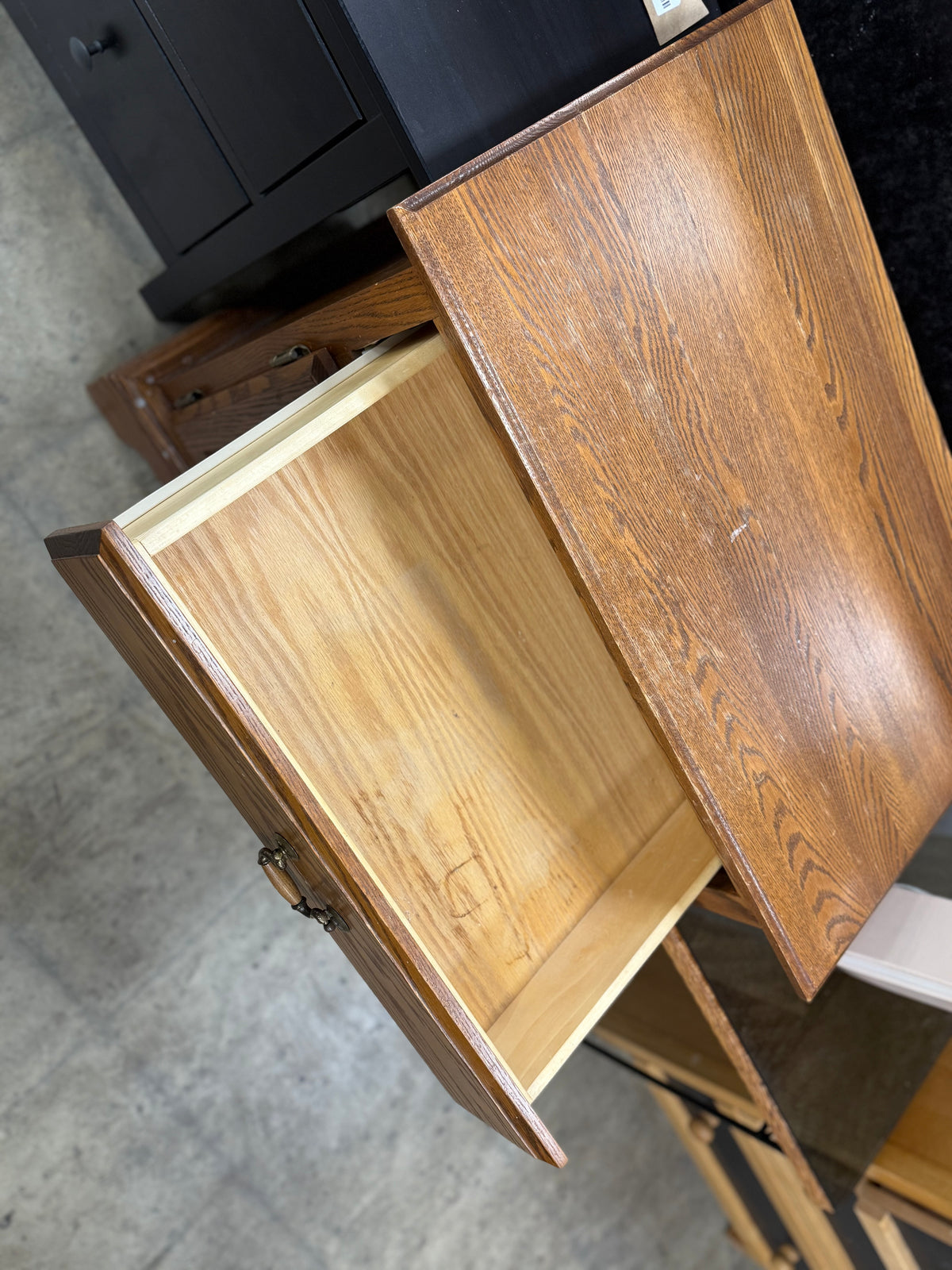 Medium Sized Honey Brown Nightstand