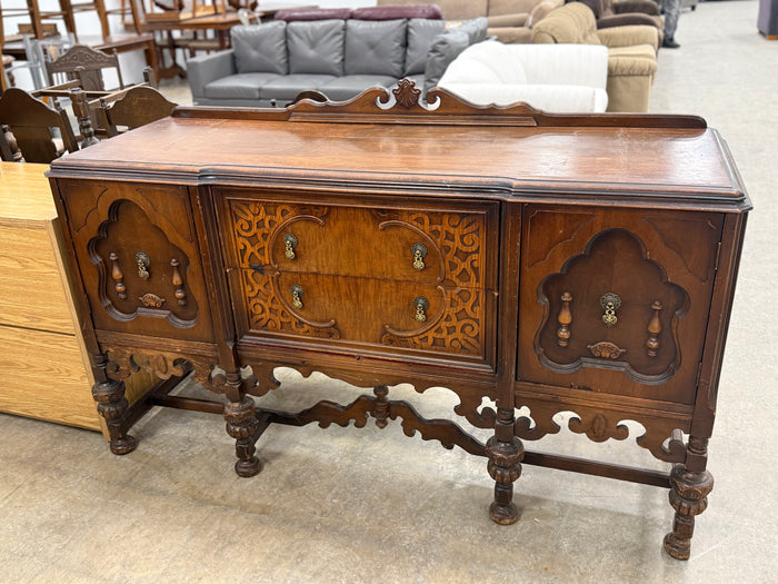 Antique Jacobean Styled Revival Sideboard/Buffet