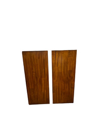 Solid Wood Rectangular Dining Table with 2 Leaflets