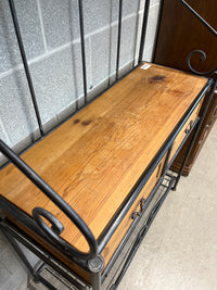 36" Bakers Rack Style Hutch