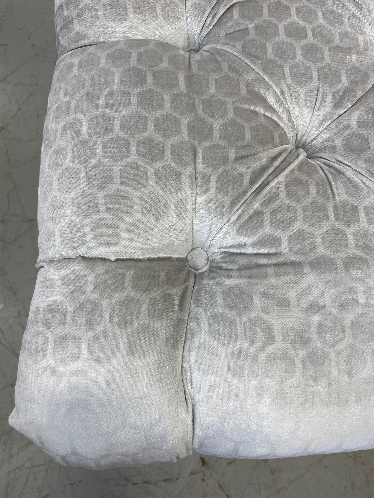 Silver Ottoman