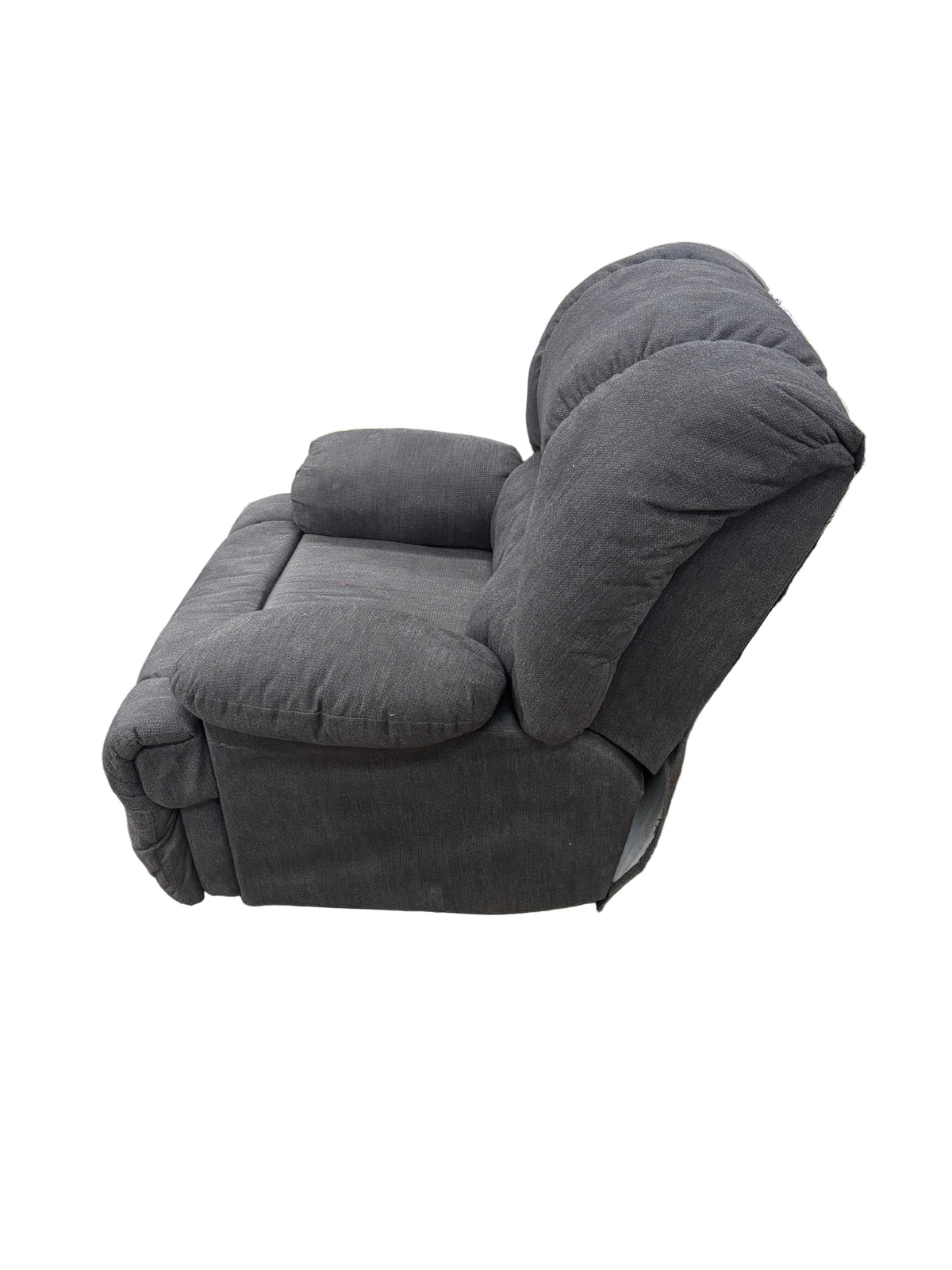 Dark Grey Fabric Recliner Rocker