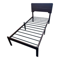 Dark Wood Twin Bed