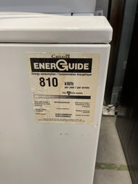 27" Stacked Electric Washer & Dryer in White