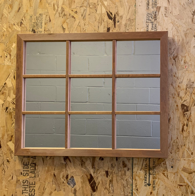 24.5" x 30.5" Rustic Farmhouse Wall Mirror