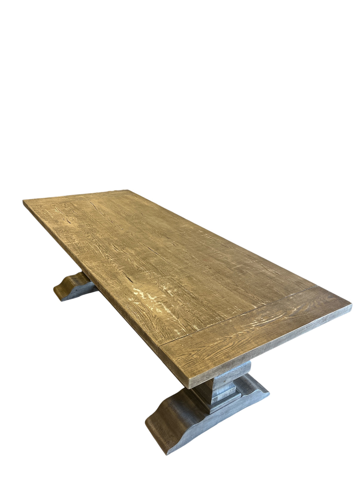 Restoration Hardware Reclaimed Russian Oak Dining Table w/ Extension