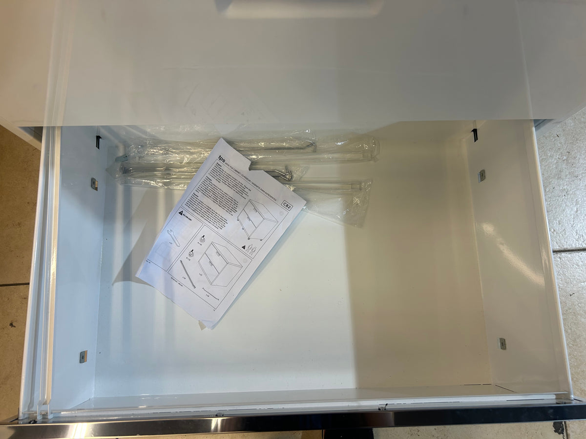 Damio White Filing Cabinet