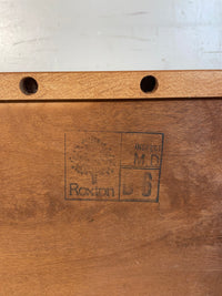 Vintage Roxton Maple Wood Magazine Rack