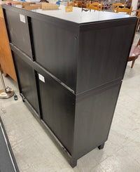 Modern Two-Level Storage Unit in Black
