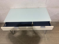 Frosted Glasstop Desk