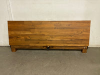 CB2 Dondra Teak Wood King Headboard