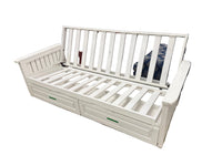 White Wooden Futon