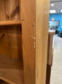 Wooden Shelf with Heart Cutouts