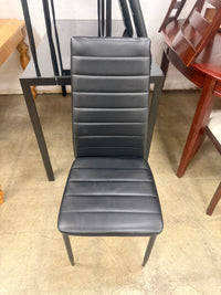 Black Rectangular Dining Table Set