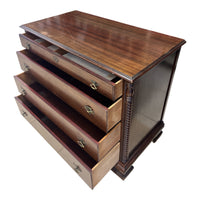 Ornate 4-Drawer Chest with Carved Rope-Style Columns