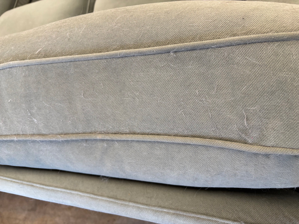 Light Green Loveseat Sectional