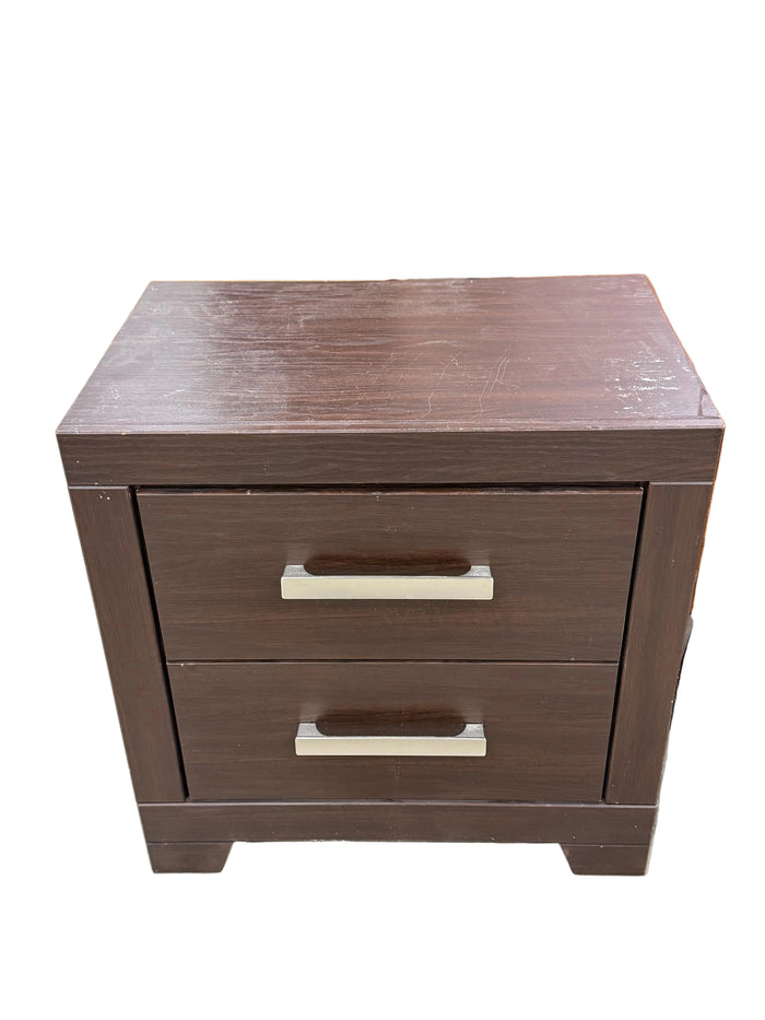 Modern Dark Chocolate Brown Nightstand
