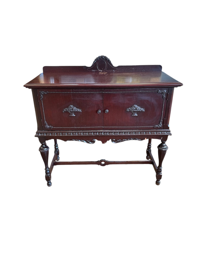 Solid Red Wood Sideboad
