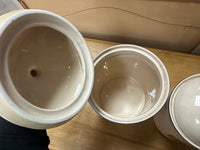 Four Ceramic Kitchen Canisters Designed By Susan Winget