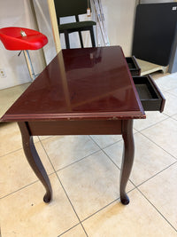 Polished Mahogany Desk / Console Table