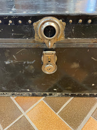 Black Steamer Trunk