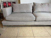 San Remo Grey Sectional Sofa - two parts