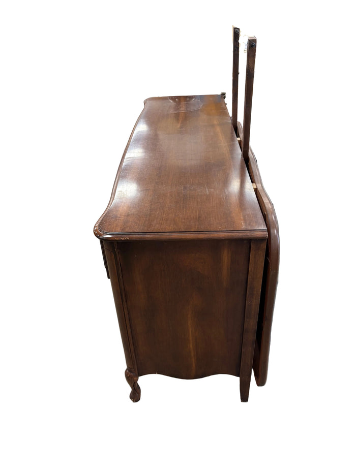 French Provincial-Style Tripe Dresser with Mirror