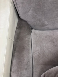 Grey Velvet 3-Seater Sofa