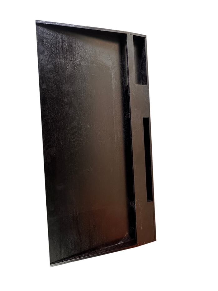 Dark brown office desk